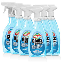 Load image into Gallery viewer, Glass Cleaner 22 oz. 6 pack non-toxic, biodegradable, eco-friendly, natural household cleaner