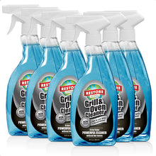 Load image into Gallery viewer, Grill & Oven Cleaner 22 oz. 6 pack non-toxic, biodegradable, eco-friendly, natural household cleaner