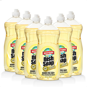 Dish Soap 25 oz. 6 Pack non-toxic, biodegradable, eco-friendly, natural household cleaner