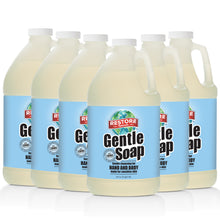 Load image into Gallery viewer, 64 oz. Gentle Soap 6 pack non-toxic, biodegradable, eco-friendly, natural household cleaner