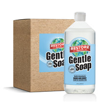 Load image into Gallery viewer, 32 oz. Gentle Soap 6 pack non-toxic, biodegradable, eco-friendly, natural household cleaner