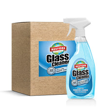 Load image into Gallery viewer, Glass Cleaner 22 oz. 6 pack non-toxic, biodegradable, eco-friendly, natural household cleaner