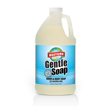 Load image into Gallery viewer, 64 oz. Gentle Soap non-toxic, biodegradable, eco-friendly, natural household cleaner - front label