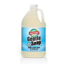 Load image into Gallery viewer, 64 oz. Gentle Soap non-toxic, biodegradable, eco-friendly, natural household cleaner - front label