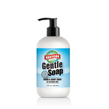 Load image into Gallery viewer, 12 oz. Gentle Soap non-toxic, biodegradable, eco-friendly, natural household cleaner - front label