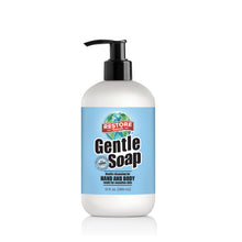 Load image into Gallery viewer, 12 oz. Gentle Soap non-toxic, biodegradable, eco-friendly, natural household cleaner - front label