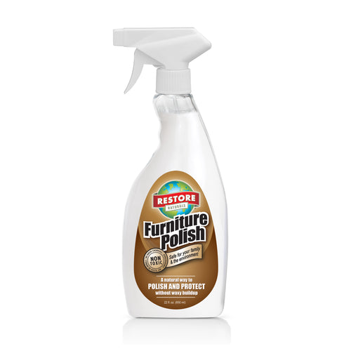 Furniture Polish non-toxic, biodegradable, eco-friendly, natural household cleaner - Front label