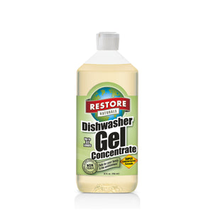 Dishwasher Gel 32 oz. non-toxic, biodegradable, eco-friendly, natural household cleaner