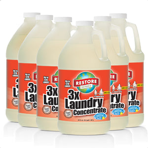 3x Laundry Concentrate 64 oz 6 pack non-toxic, biodegradable, eco-friendly, natural household cleaner