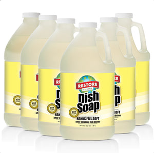 Dish Soap 64 oz. 6 Pack non-toxic, biodegradable, eco-friendly, natural household cleaner