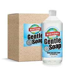 Load image into Gallery viewer, 32 oz. Gentle Soap 6 pack non-toxic, biodegradable, eco-friendly, natural household cleaner
