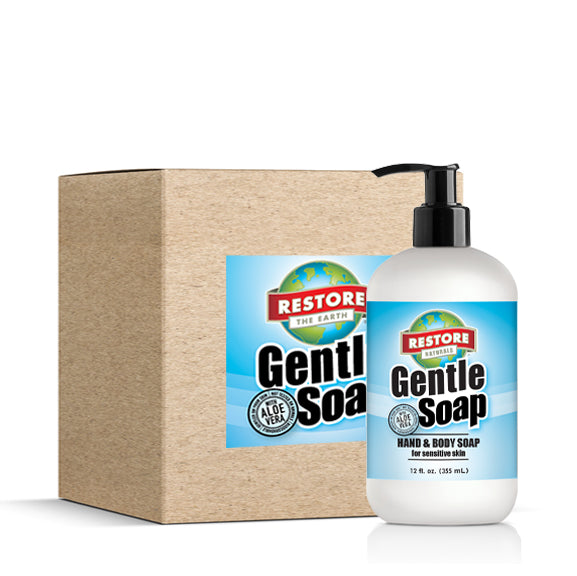 12 oz. Gentle Soap 6 pack non-toxic, biodegradable, eco-friendly, natural household cleaner