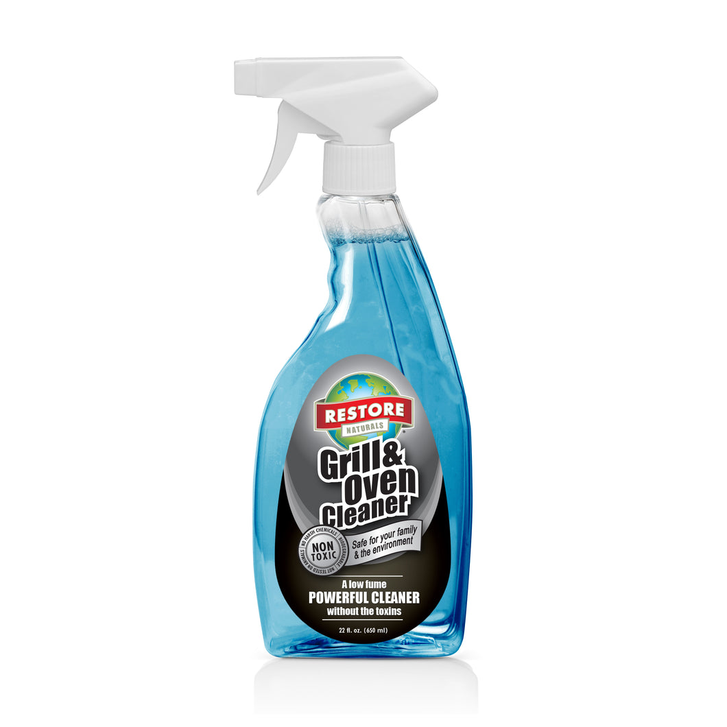 Grill & Oven Cleaner non-toxic, biodegradable, eco-friendly, natural household cleaner - Front label