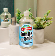 Load image into Gallery viewer, 32 oz. Gentle Soap non-toxic, biodegradable, eco-friendly, natural household cleaner
